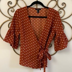 FOREVER 21 wrap top